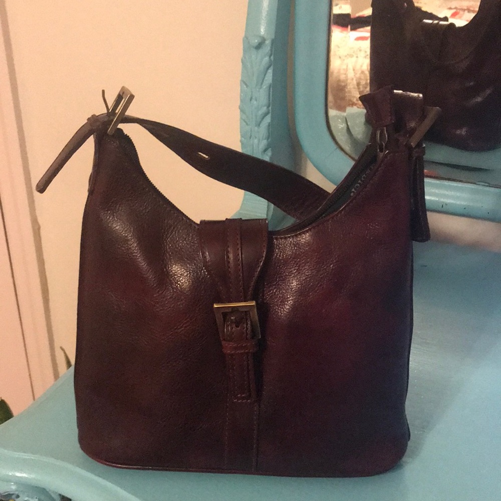 I Medici Leather top handle handbag